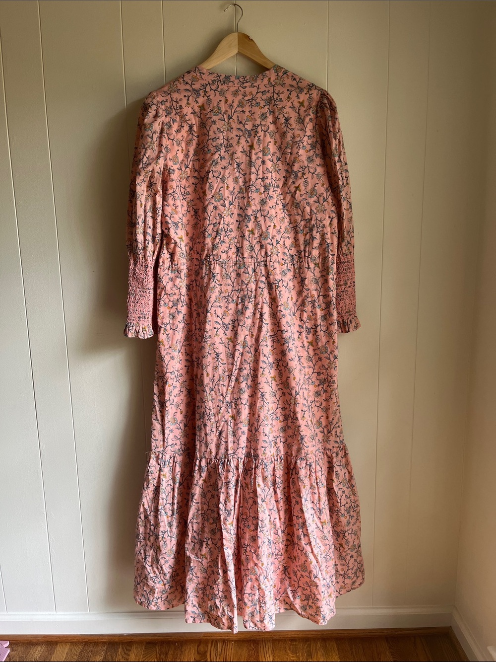 NWT Hyacinth House Tuckernuck Lucille Floral Pink Drawstring Maxi Dress XXL - Picture 14 of 15